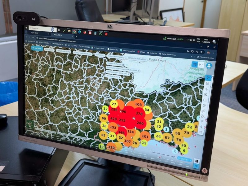 Baixada Santista reforça monitoramento de áreas com acesso a dados de satélite