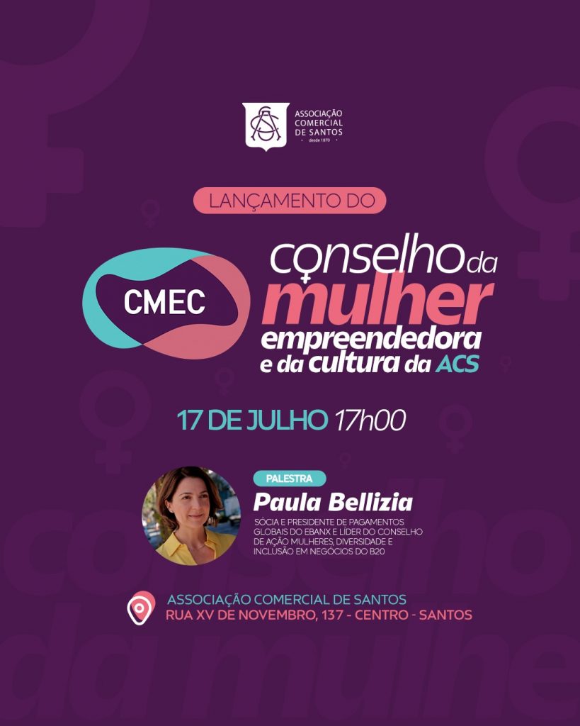 Associação Comercial de Santos Lança Conselho da Mulher Empreendedora