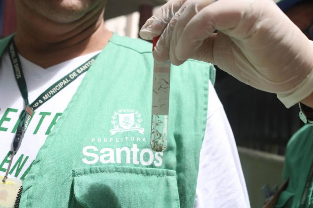 Mutirão contra o Aedes em bairro de Santos elimina 69 focos com larvas