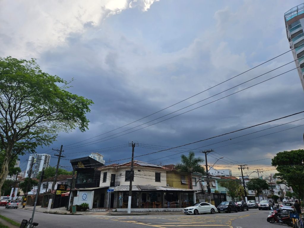 Final de semana será marcado por chuvas em Santos