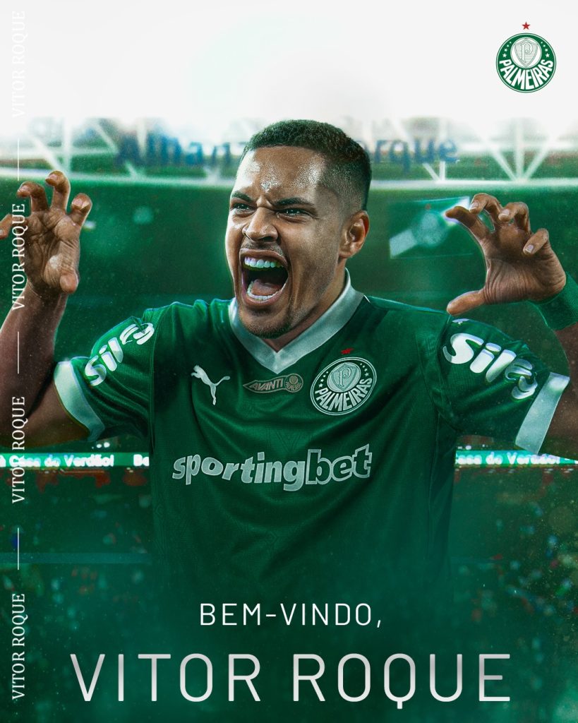 Palmeiras anuncia a contratação de Vitor Roque