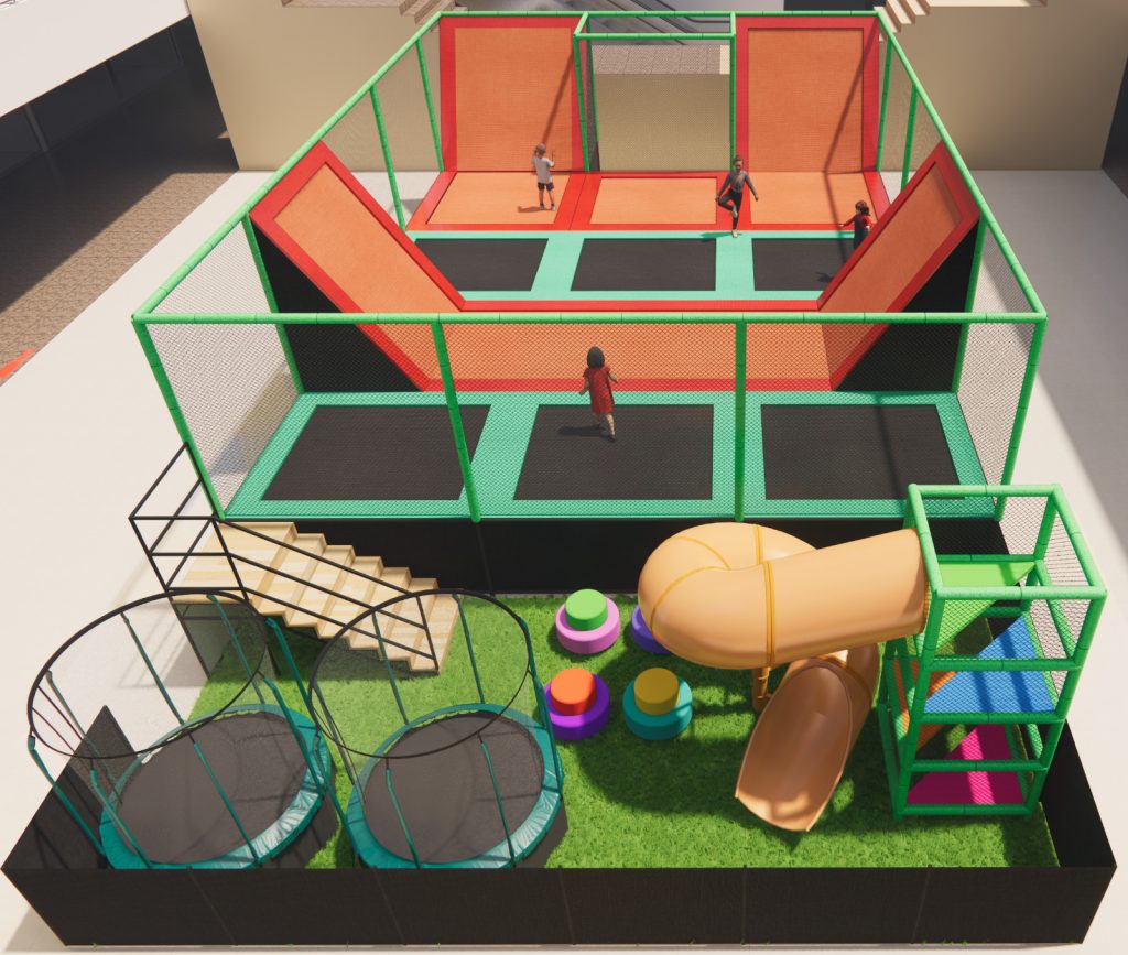 Arena Jump é a nova atração do Shopping Parque Balneário