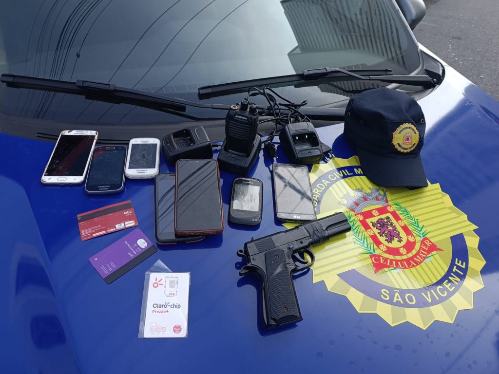 GCM de São Vicente detém indivíduo por assaltos a estabelecimentos