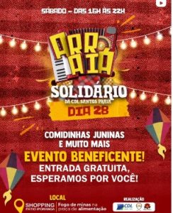 Último dia do Arraiá Solidário da CDL Santos Praia acontece neste sábado (28)