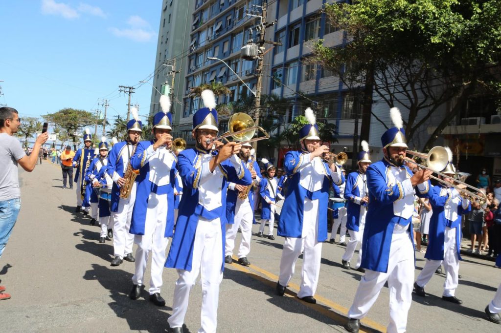 Santos recebe a 8ª Edição do Concurso de Bandas e Fanfarras na orla da praia
