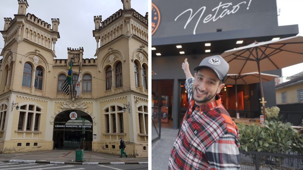 Empresário Domingos Neto, o Netão, recebe homenagem na Câmara de Santos