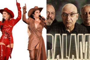 Maiara e Maraísa e Paralamas do Sucesso em Cubatão