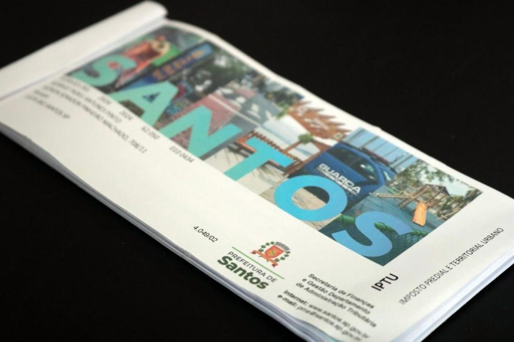 Carnês do IPTU de Santos já são enviados aos contribuintes