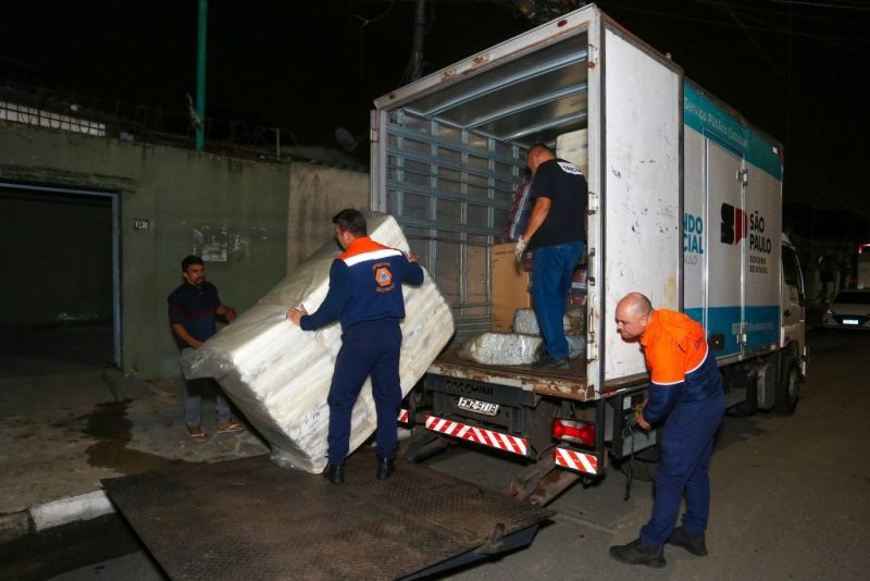 Ajuda humanitária Mongaguá Foto: Divulgação/Governo de SP