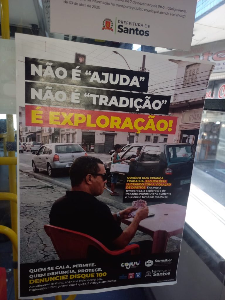 Em razão de imagem polêmica sobre exploração infantil, cartazes serão retirados