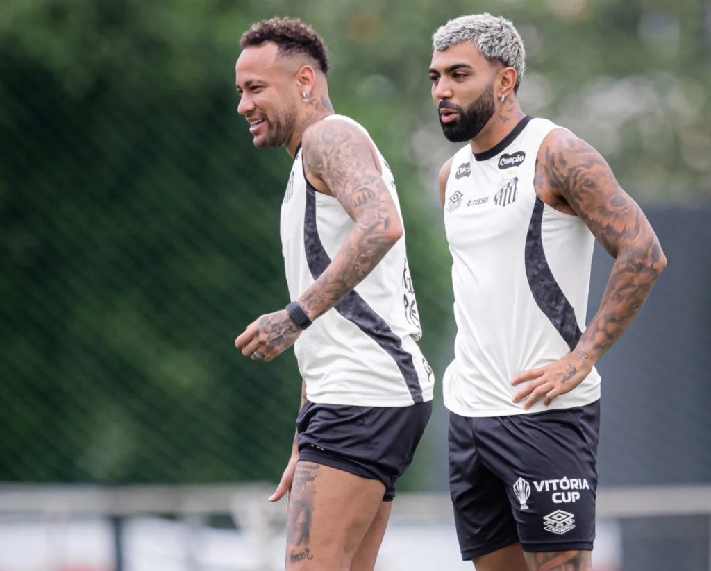 Santos enfrenta Athletico-PR sem Neymar e Gabigol