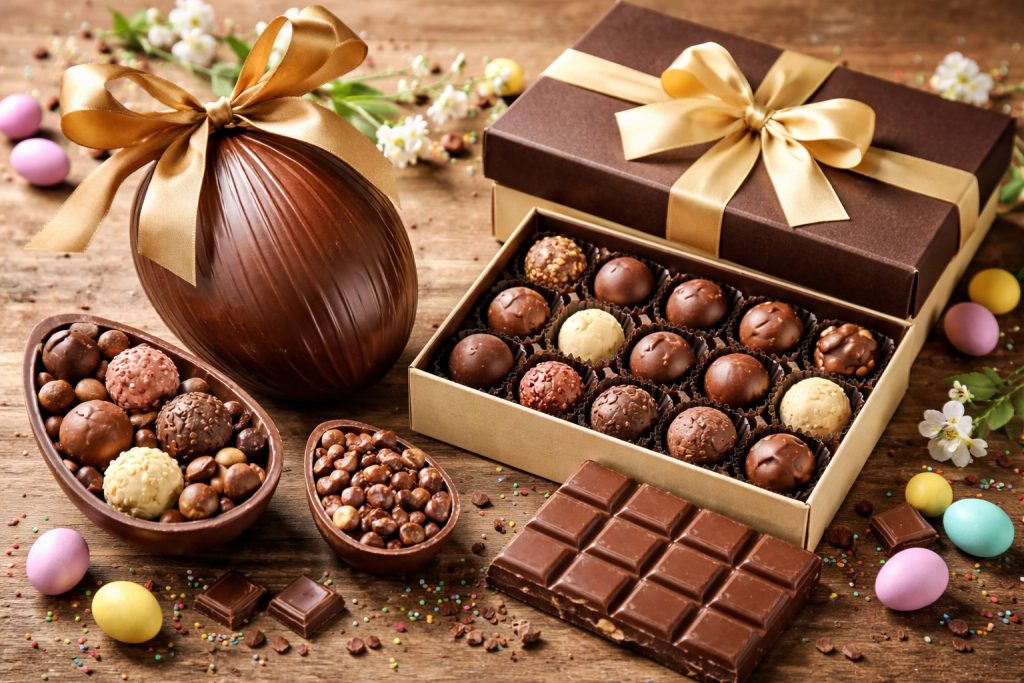 Consumidores apostam em bombons, barras de chocolate e ovos menores nesta Páscoa