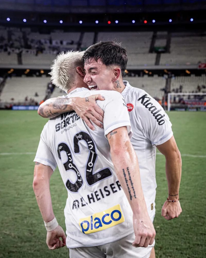 Santos FC tem Barreal e Rollheiser como líderes em jogos na temporada