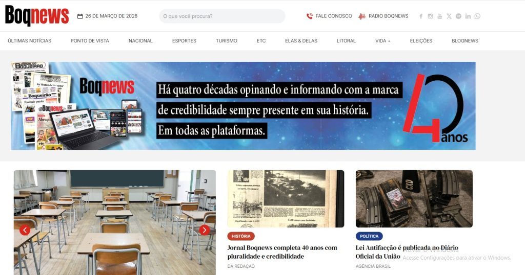 Portal Boqnews é remodelado e amplia cobertura