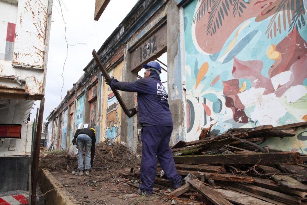 Santos inicia restauro do armazém que vai abrigar futuro Museu Ferroviário