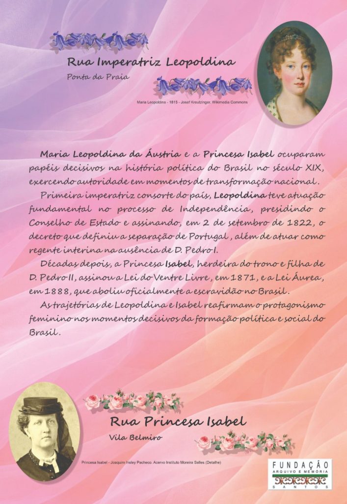 Exposição demonstra a presença feminina no mapa de Santos